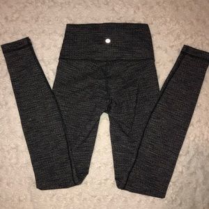Lululemon Grey Knit Leggings